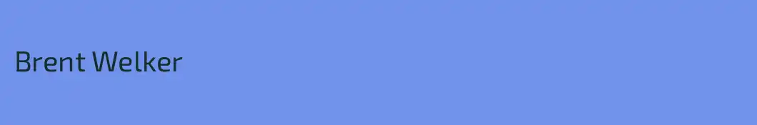 Brent Welker